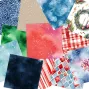 Preview: LaCreativ - Designpapier "Weihnachtliche Aquarellträume" Paper Pack 6x6" - 24 Bogen